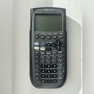 TI-89 Titanium Calculator with brand new batteries inserted
